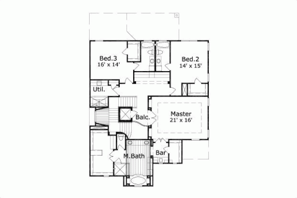 Upper/Second Floor Plan: 19-577