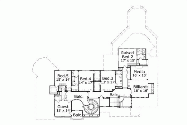 Upper/Second Floor Plan: 19-580
