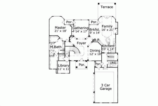 Main Floor Plan: 19-582