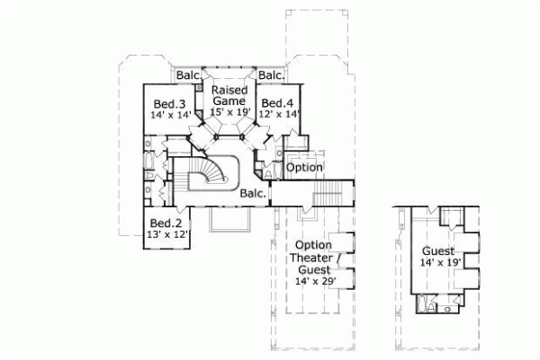 Upper/Second Floor Plan: 19-582