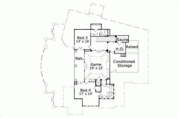 Upper/Second Floor Plan: 19-583