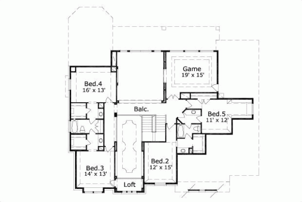 Upper/Second Floor Plan: 19-590