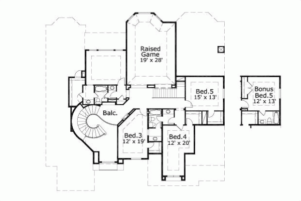 Upper/Second Floor Plan: 19-591