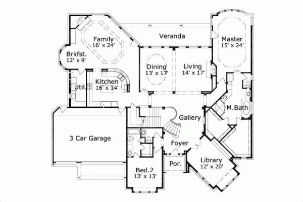 Main Floor Plan: 19-592