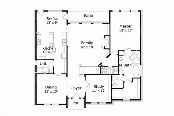 Main Floor Plan: 19-594