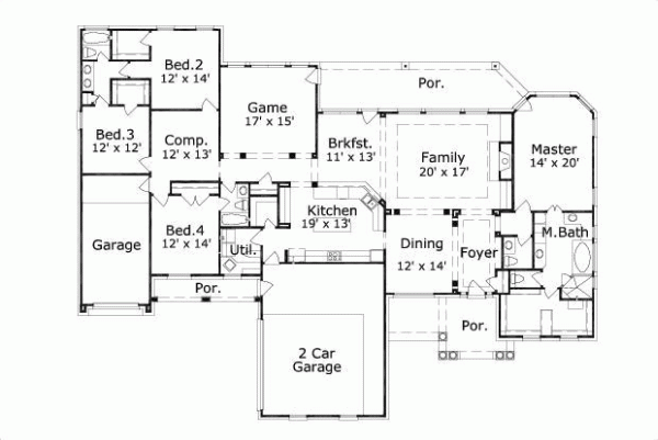 Main Floor Plan: 19-595