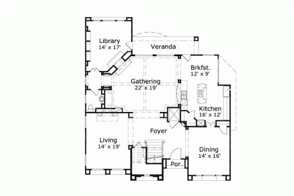 Main Floor Plan: 19-596