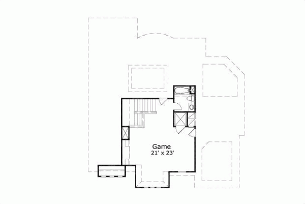 Upper/Second Floor Plan 19-596