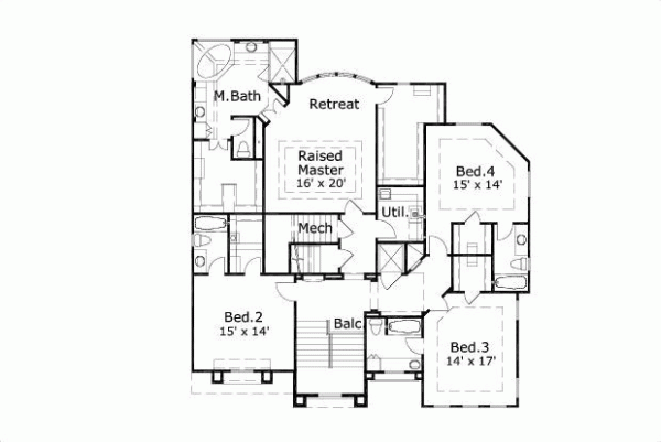 Upper/Second Floor Plan: 19-596