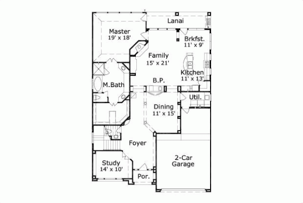 Main Floor Plan: 19-597