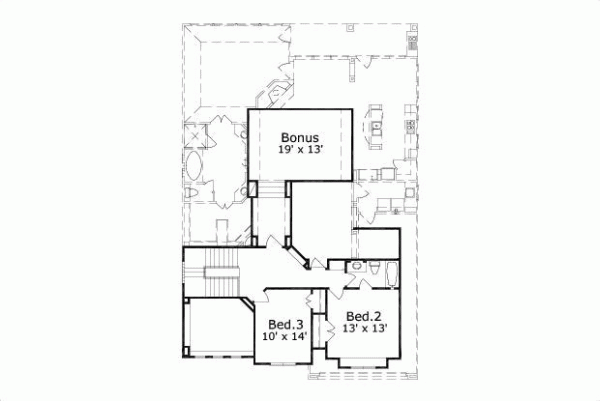 Upper/Second Floor Plan: 19-597