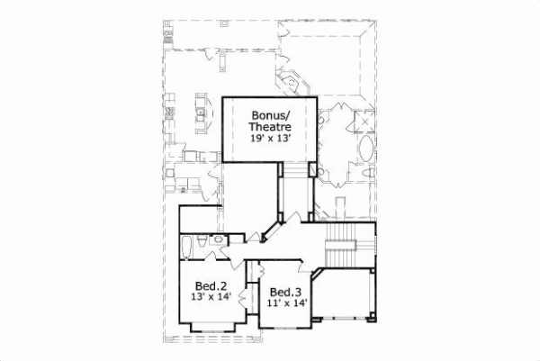 Upper/Second Floor Plan: 19-598