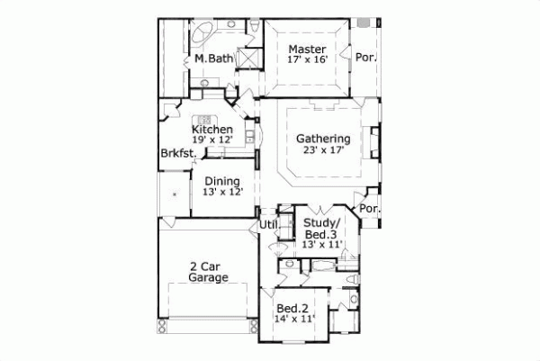 Main Floor Plan: 19-599