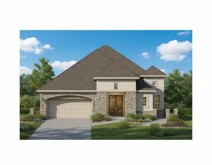 Tuscan house plans 19-600 - front exterior, 2,302 sq ft, 3 bed, 2 bath house plans | Monster House Plans