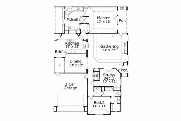 Main Floor Plan: 19-600