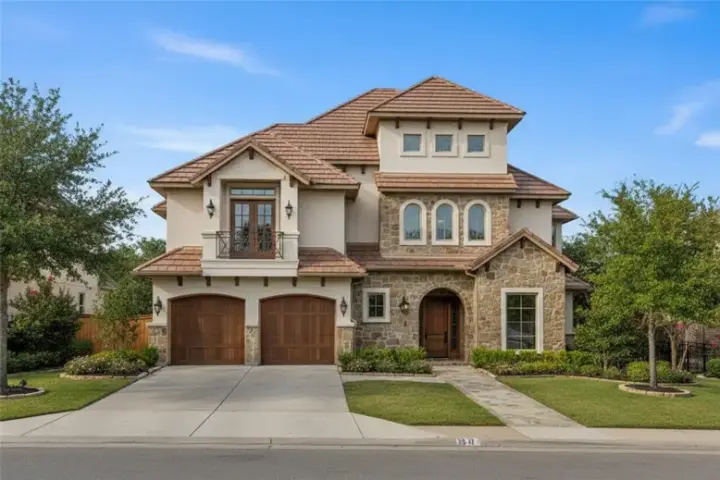 Tuscan house plans 19-602 - front exterior, 3,390 sq ft, 3 bed, 4 bath house plans | Monster House Plans