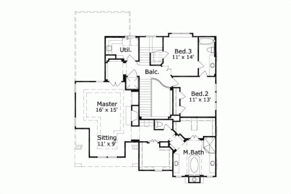 Upper/Second Floor Plan: 19-603
