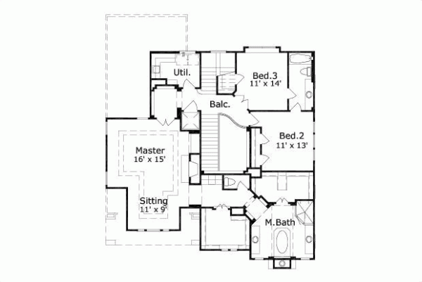 Upper/Second Floor Plan: 19-604