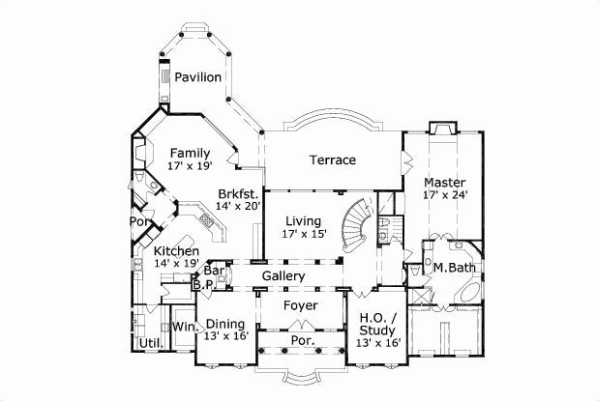 Main Floor Plan: 19-605