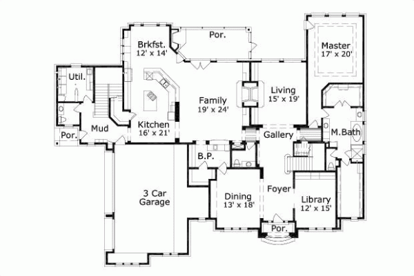 Main Floor Plan: 19-606