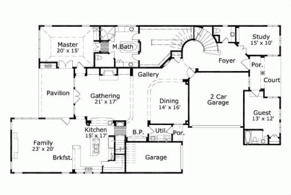 Main Floor Plan: 19-607