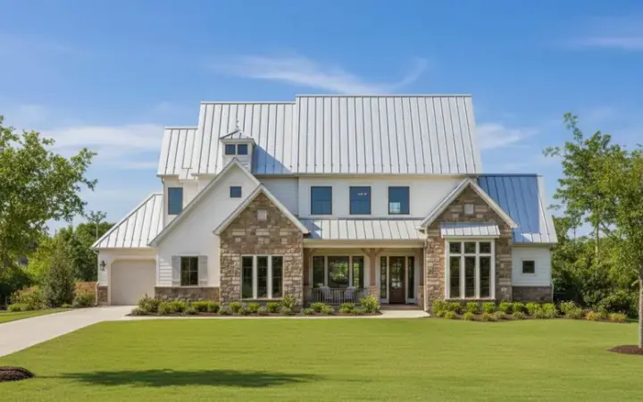 Traditional house plans 19-608 - front exterior, 4,595 sq ft, 4 bed, 4 bath house plans | Monster House Plans