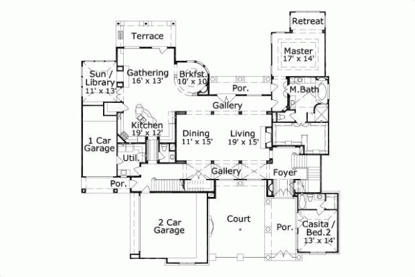 Main Floor Plan: 19-609