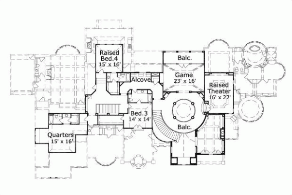 Upper/Second Floor Plan: 19-610