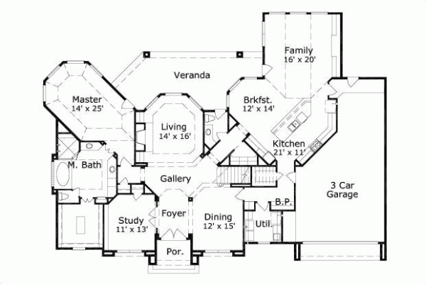 Main Floor Plan: 19-611