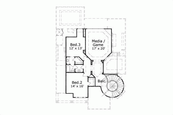 Upper/Second Floor Plan: 19-613