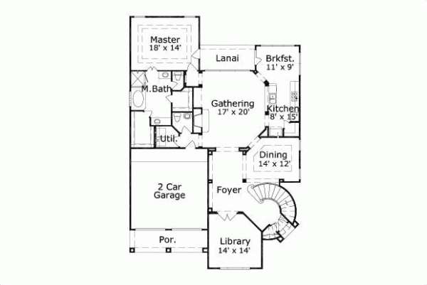 Main Floor Plan: 19-614