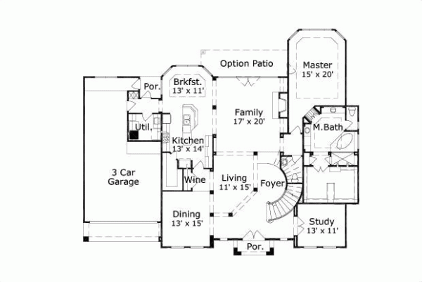Main Floor Plan: 19-616