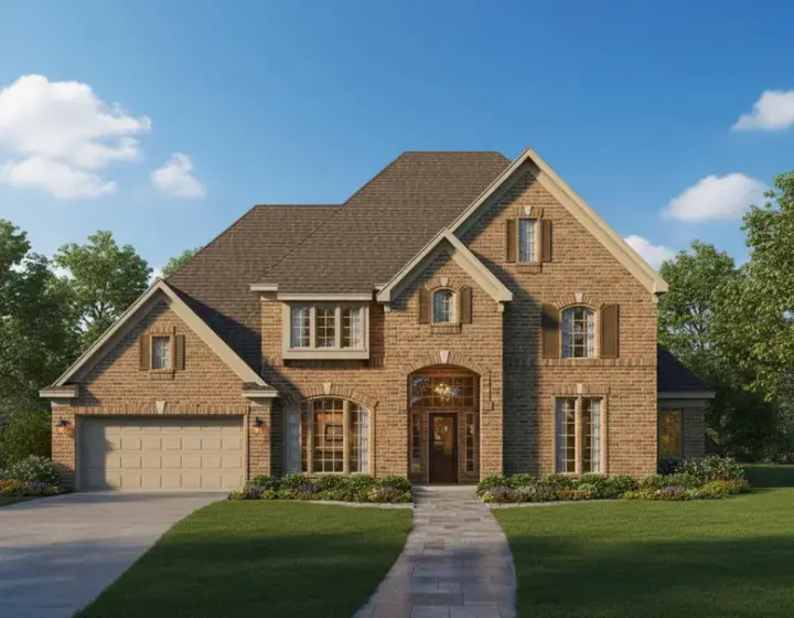 Traditional house plans 19-617 - front exterior, 3,279 sq ft, 4 bed, 3 bath house plans | Monster House Plans