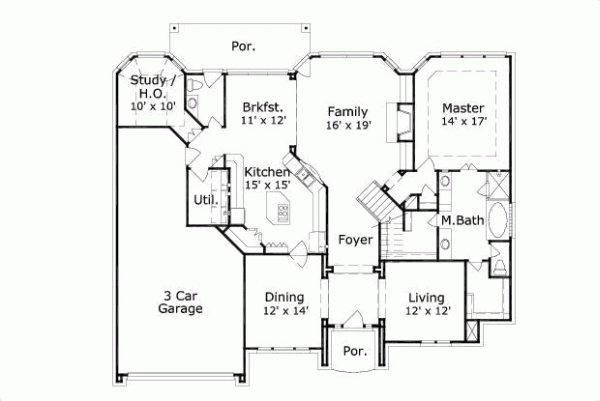 Main Floor Plan: 19-617