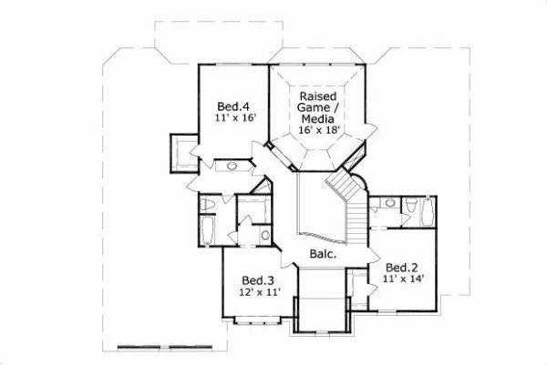Upper/Second Floor Plan: 19-617