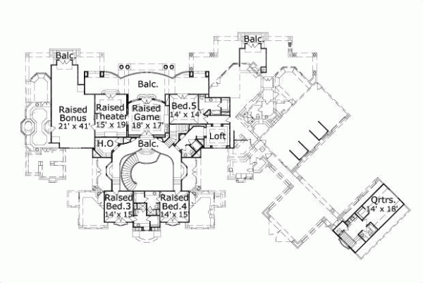Upper/Second Floor Plan: 19-620
