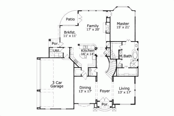 Main Floor Plan: 19-621