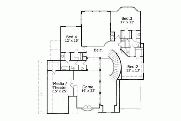Upper/Second Floor Plan: 19-621