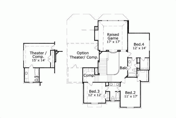 Upper/Second Floor Plan: 19-623