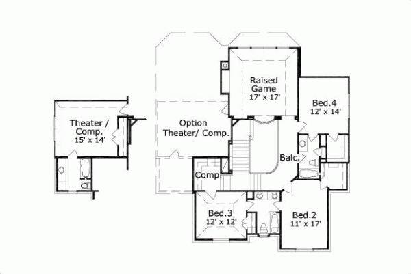 Upper/Second Floor Plan: 19-624