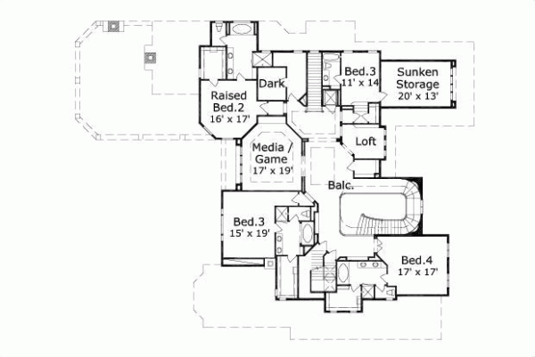 Upper/Second Floor Plan: 19-629