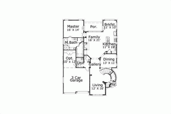 Main Floor Plan: 19-633