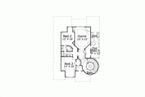 Upper/Second Floor Plan: 19-633
