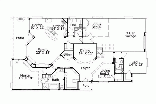 Main Floor Plan: 19-634