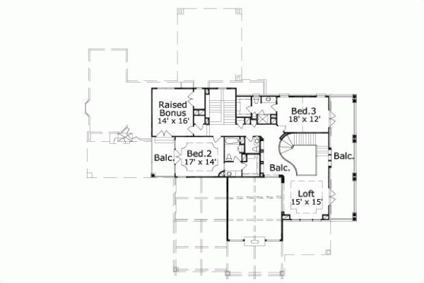 Upper/Second Floor Plan: 19-636