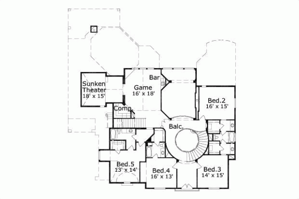Upper/Second Floor Plan: 19-637