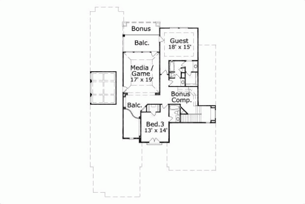 Upper/Second Floor Plan: 19-638