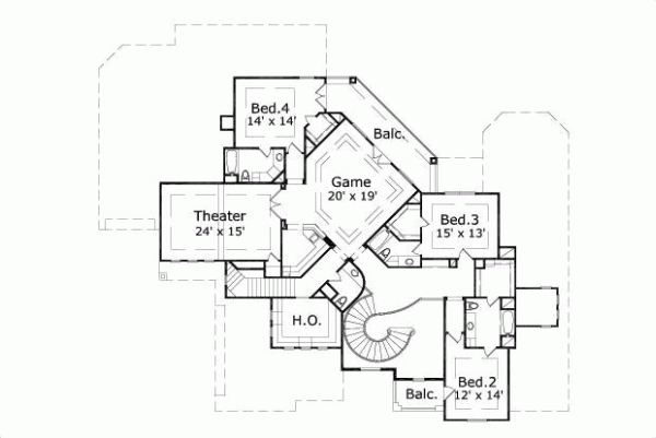 Upper/Second Floor Plan: 19-641