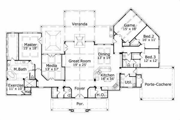 Main Floor Plan: 19-643