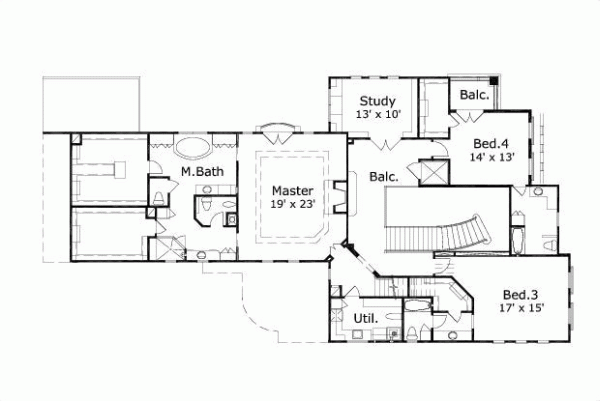 Upper/Second Floor Plan: 19-646